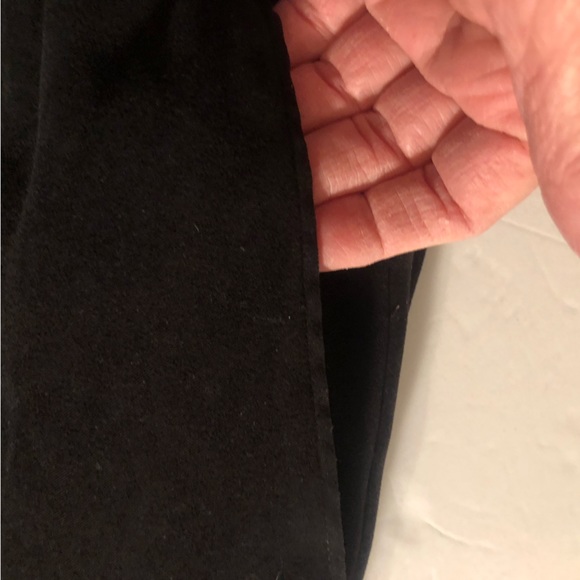 Jeno Newman Black Velvet Pull-On Pants      Womens 12 with Pockets - Picture 6 of 6